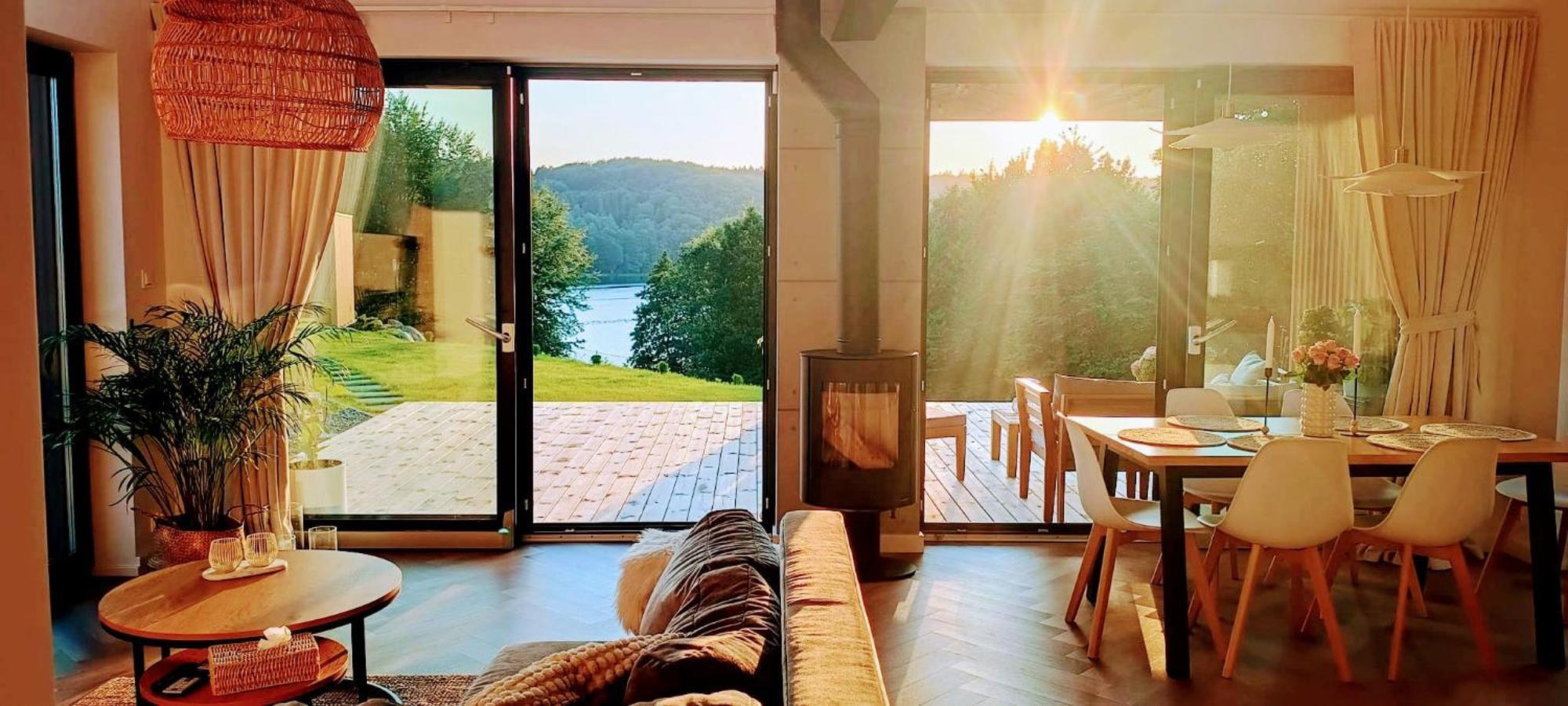 Villa Stodola Rzym - Domek, Jacuzzi, Sauna, Jezioro, Kozyczkowo